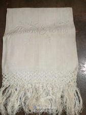 ANTICA SALVIETTA LINO RICAMATA