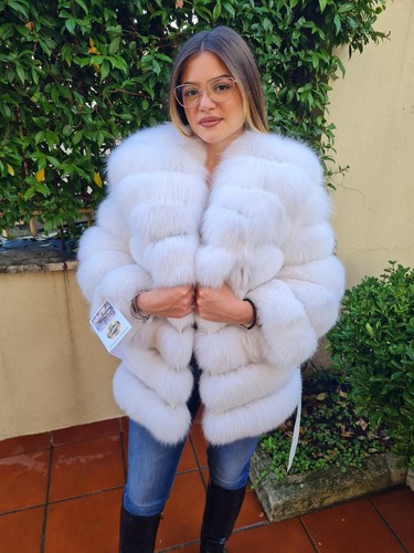 Giacca pelliccia volpe coat - pelliccia,