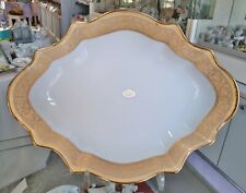 Ciotola/centro tavola ovale in porcellana di Limoges L'Etoile - Classique oro