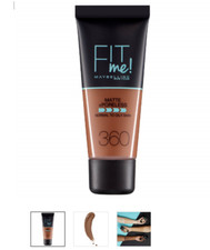 MAYBELLINE Fit Me! Fondotinta 360 Mocha opacizzante forte adatto a pelle grassa