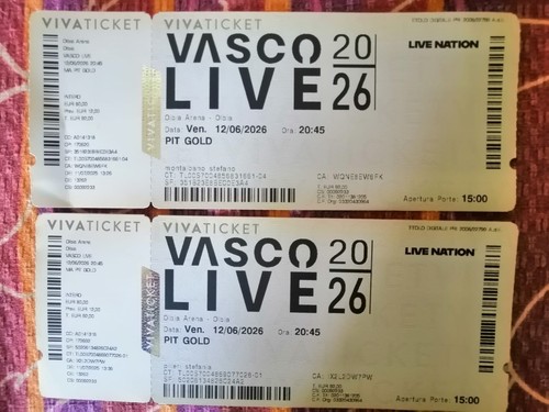 Biglietti vasco olbia 06 - 2,