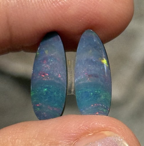 Coppia gemme cabochon opale - coppia, di