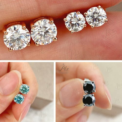 Orecchini moissanite 2ct - moissanite, 0,5-2ct