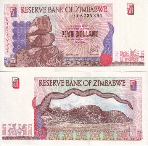 Zimbabwe dollari 1997 5 - zimbabwe, p