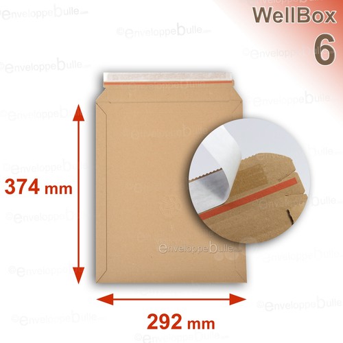 Enveloppes carton rigide - 50,