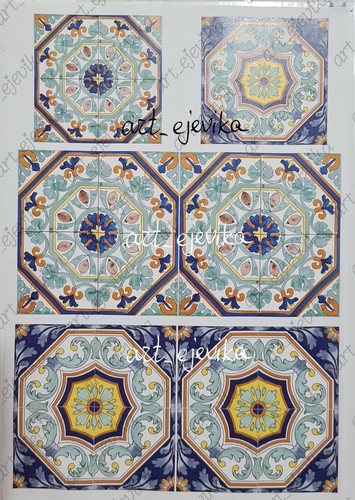 Carta per decoupage - , e