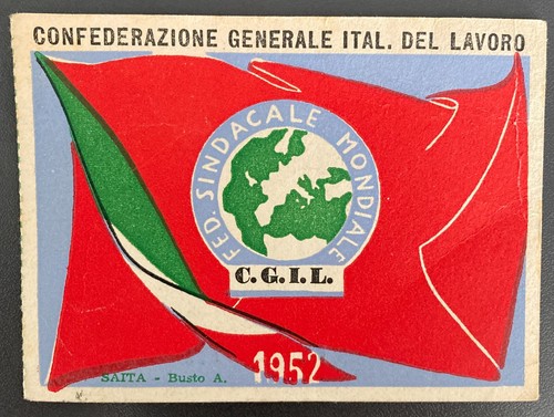 Tessera l 1952 - g.g.i.l.,