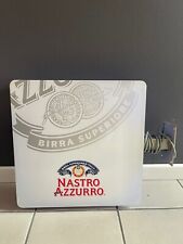 INSEGNA LUMINOSA BIRRA NASTRO AZZURRO usato solo per esposizione
