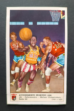 LAVAZZA eventi sportivi 1950 : trading card italiana basket HARLEM GLOBETROTTERS