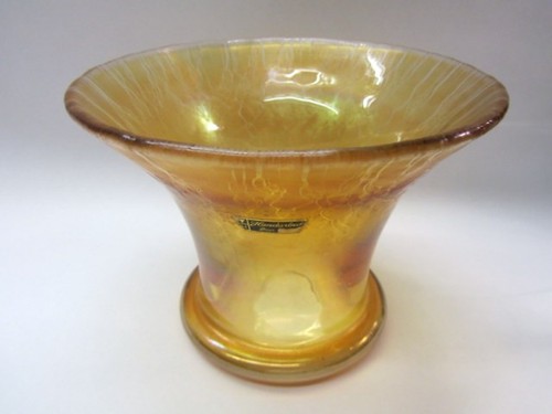 Eisch frauenau iris gold vaso - frauenau,
