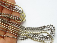 Collana costume perle lunghe