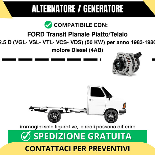 Alternatore ford transit - ford,