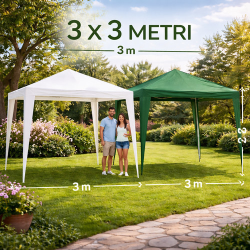 Gazebo 3x3 esterno con - gazebo, da