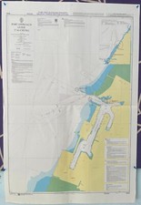 Ammiragliato 8084 PORTO GUIDA AVVICINAMENTO T' AI-CHUNG CARTE MAPPA NAUTICA MURO MARINO