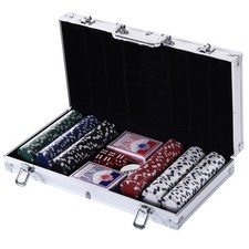 HOMCOM Valigetta Poker