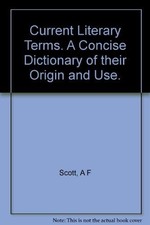 Current Literary Terms. A
