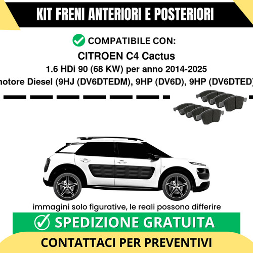 Pastiglie freno ant - freno, post