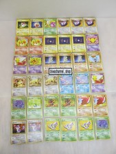 Lotto 36 Carte Pokemon 1997