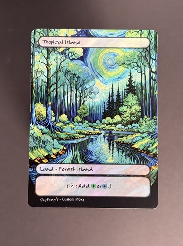 Mtg tropical island van - -,