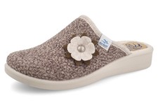 Pantofole con fiore da donna