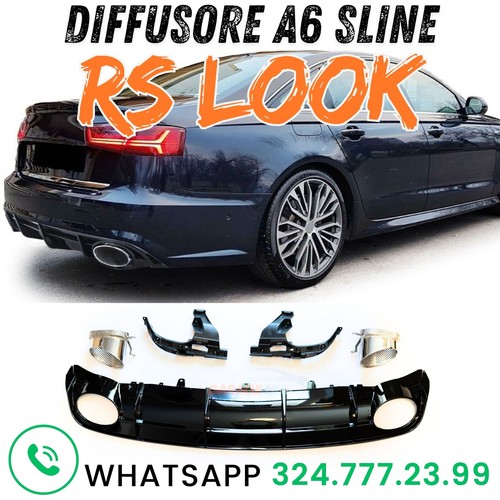 Rs6 look diffusore - ->diffusore, +