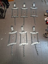 SERIE DI 6 PEZZI DI CINGOLI DA NEVE PER CAMION LEGGERI MISURE PNEUMATICI IN...