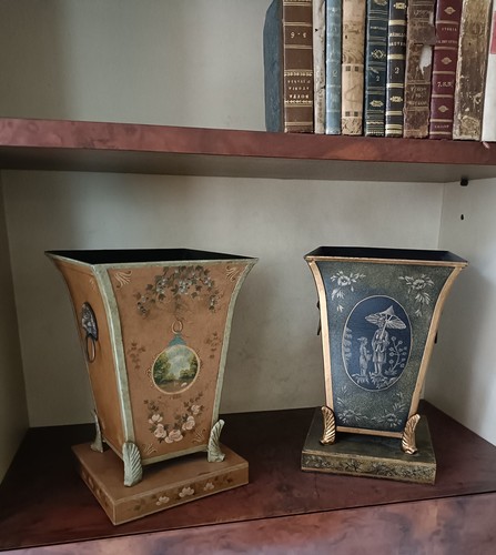 Coppia vasi arredo base - vasi, d'arredo,