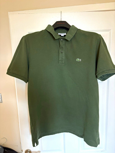 Polo uomo lacoste verde - uomo, cotone