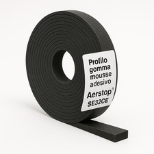 Profilo Gomma Mousse Aerstop® SE32CE adesivo originale e certificata