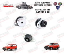 KIT 3 SUPPORTI MOTORE E CAMBIO FIAT VECCHIA PANDA 4X4 MODELLO 141
