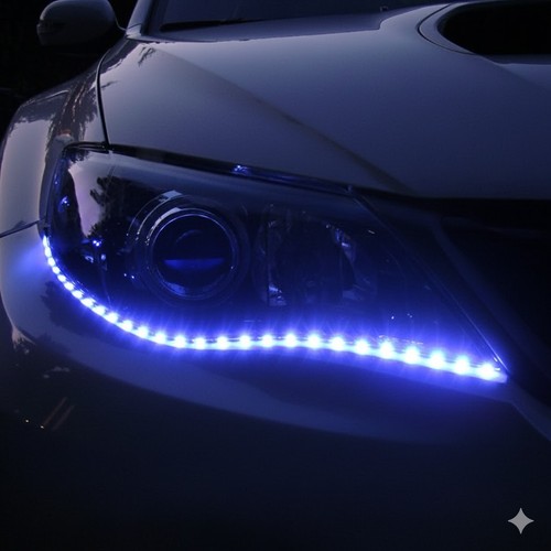 Strip led 30cm blu - 5050, 12