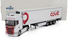 1/43 ELIGOR - SCANIA | S500 TRUCK SEMI-FRIGO COUE TRANSPORTS 2021 | WHITE RED