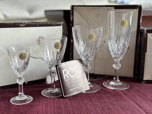 Set calici cristallo piombo