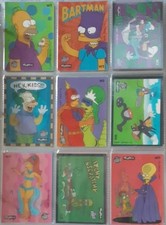 SIMPSONS Skybox Serie II 80 Scheda Base + 9 SET INSEGUIMENTI WIGGLE & 10 Scratch Sniff