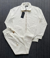 Versace Men's White Embossed
