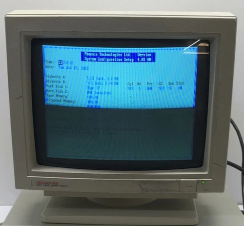 Monitor desktop vintage