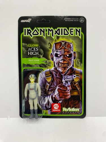 Super7 iron maiden - iron, glow