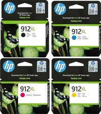 HP 912XL Nero, Ciano, Giallo e Magenta, 3YP34AE, confezione 4 Cartucce originali