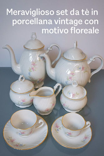 Elegante set tè - da, e