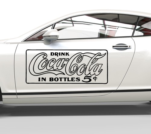Adesivo auto coca cola - adesivo,