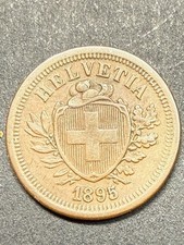 1895B SVIZZERA 1 RAPPEN - KM# 3.1 BELLA MONETA GRADO CON SPEDIZIONE GRATUITA