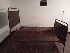 LETTO MATRIMONIALE ANTICO IN