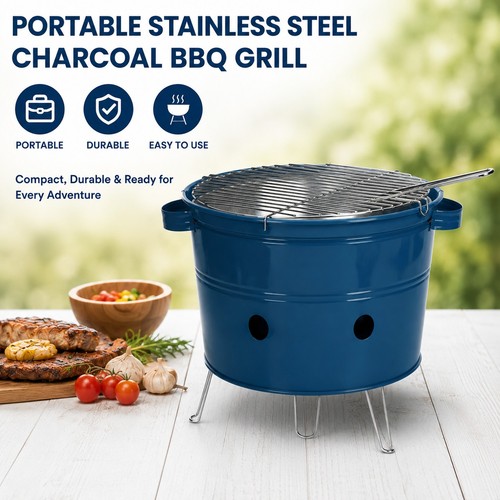 Secchio portatile barbecue - secchio,