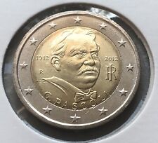 ITALIA 2012 GIOVANNI PASCOLI MONETA 2 EURO NUOVA FDC in cartoncino protettivo