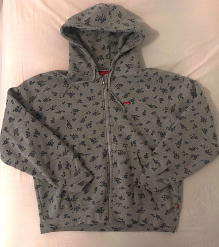 Supreme grigio medio - zip, con