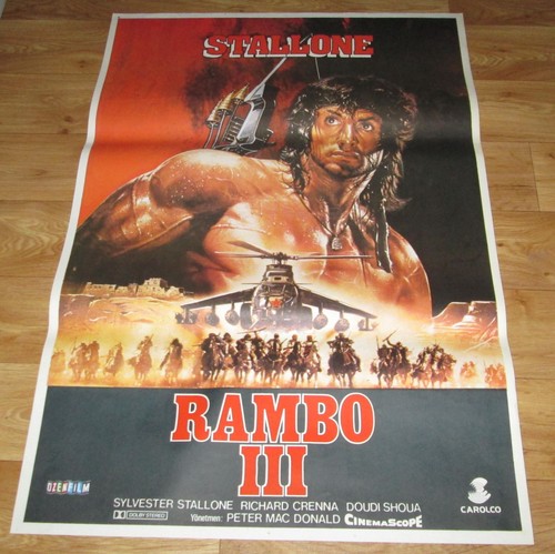 Rambo iii stallone - rambo, 1988