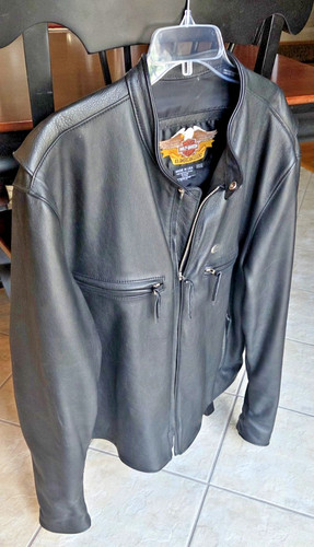 Harley davidson black leather - davidson,