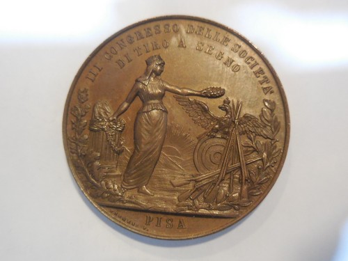 Medaglia iii congresso tiro - tiro, a
