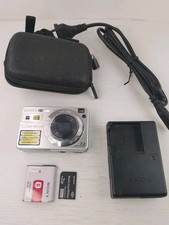 Sony Cybershot DSC-W120 7.2MP CCD Vintage Digital Camera - 100% Working- Silver