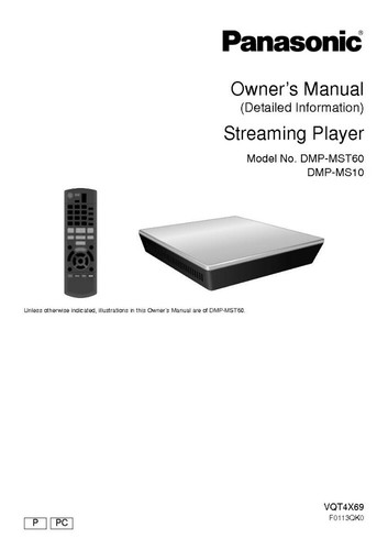 Panasonic dmp mst60 lettore - panasonic, dmp-mst60